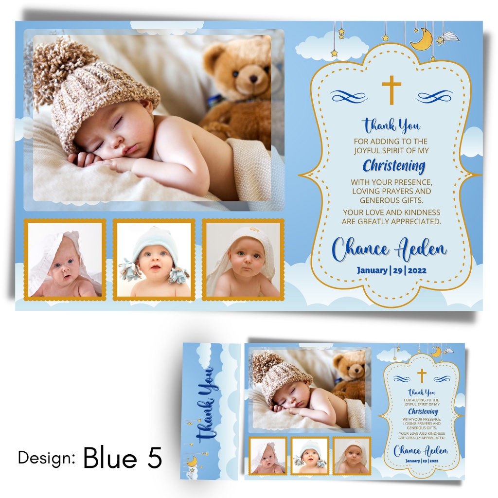 Baby Boy Ref Magnet Souvenir For Christening Personalized Baptism