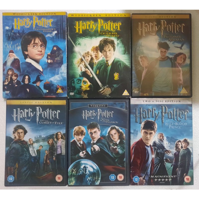 HARRY POTTER YEAR 1 - 6 (SPECIAL EDITION DVDs) | Shopee Philippines