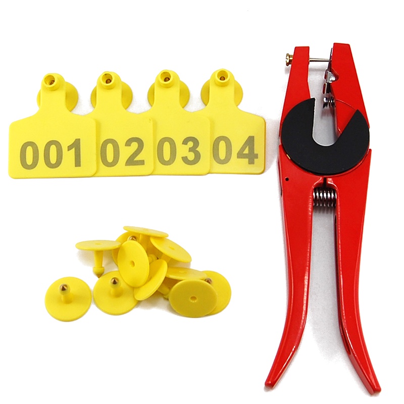 Livestock Cow Cattle Ear Tags Farm Animal Ear Tags Plastic TPU ...