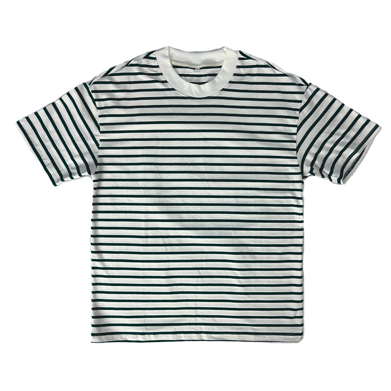 KR Long Sleeve Stripe Tee - White/Black
