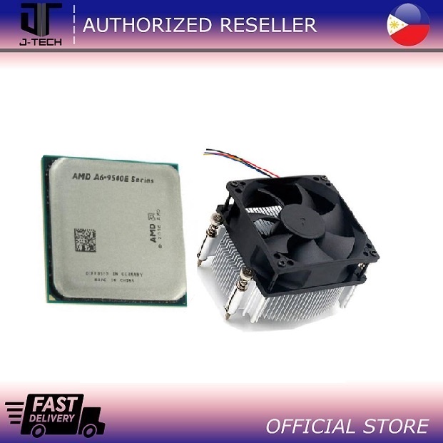 PROCESSOR AMD A6-9500E/APU/3.0GHZ/2C/2T/1MBCACHE/AM4 (NO BOX) WITH HSF ...