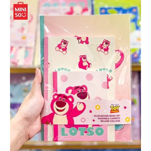 MINISO Disney Pixar Collection Glue-bound Book (40 Sheets/3Pack ...