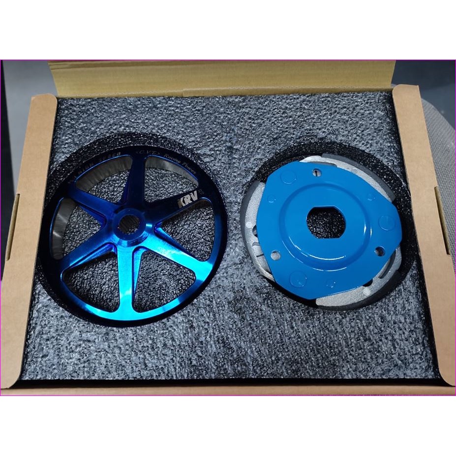 HI SPEED CLUTCH BELL with CLUTCH ASSY for " KRV180 "BLUE Shopee