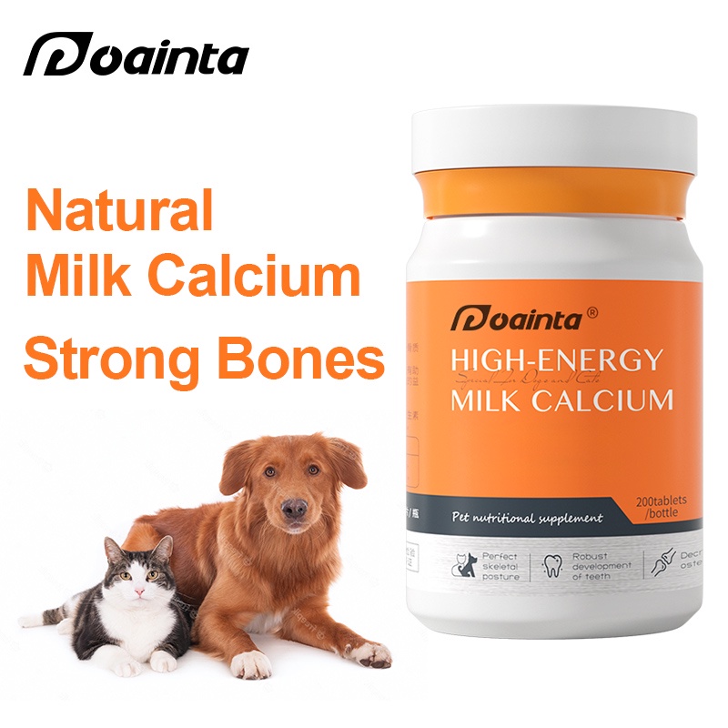 PUAINTA High Energy Milk Calcium Vitamins For Dog And Cat With
