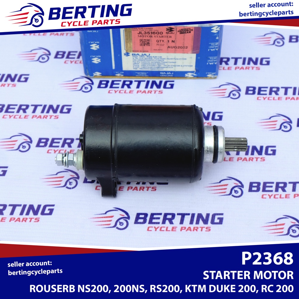 Pulsar rs 200 starter store motor price