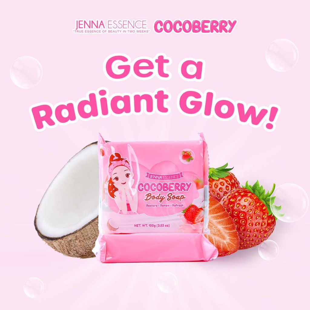 Cocoberry Body Soap (Jenna Essence) | Shopee Philippines