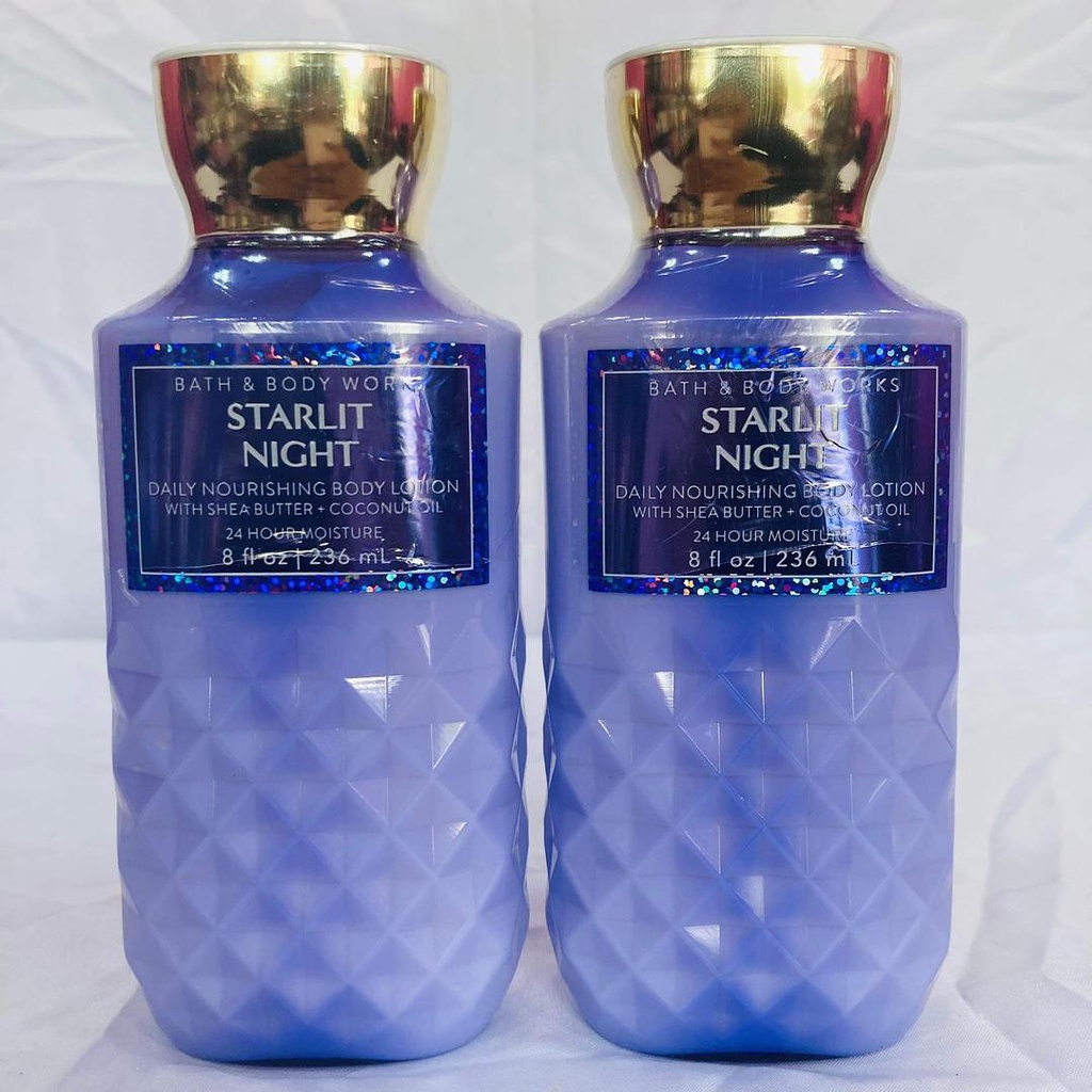 Bath & Body Works Body Lotion Starlit Night 236ml Shopee Philippines