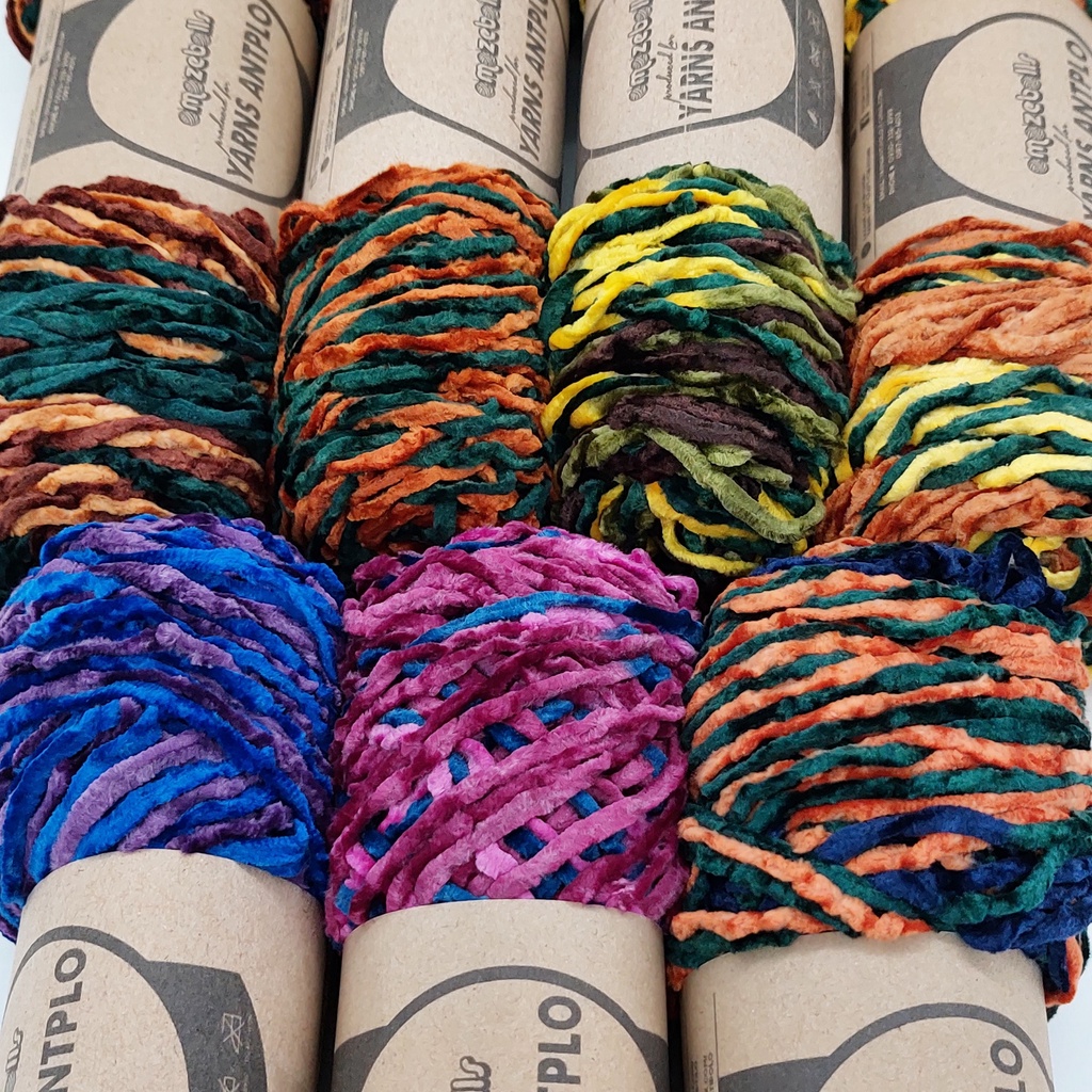 Yarns Art: VARIEGATED VELVET/ CHENILLE YARNS | Shopee Philippines