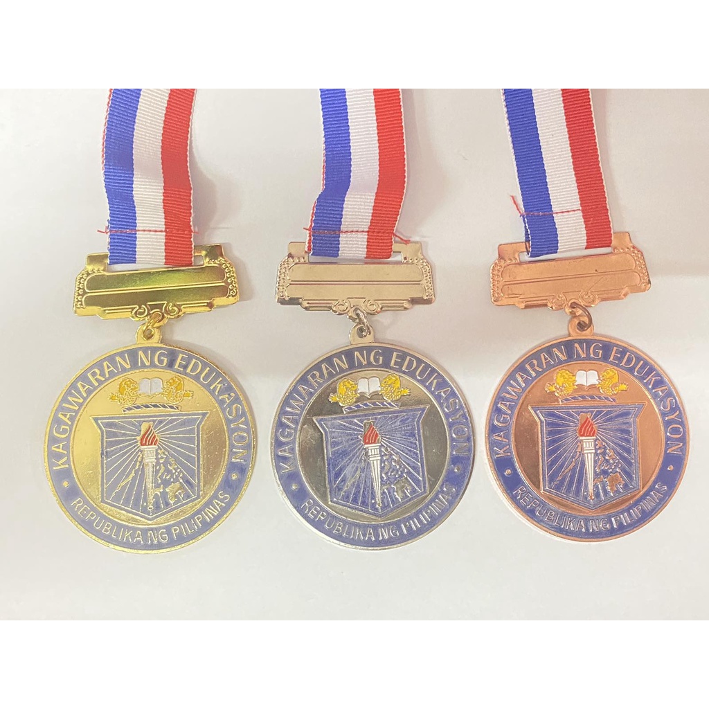 #209 Kagawaran Medal Gold, Silver, Bronze - sold per piece. | Shopee ...