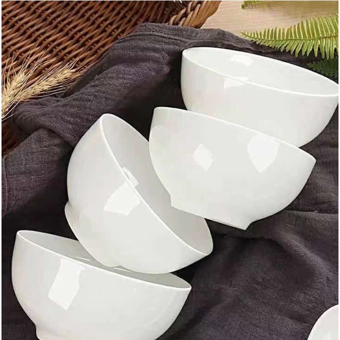 White Ceramic Glass Bowl Soup Bowl Shopee Philippines