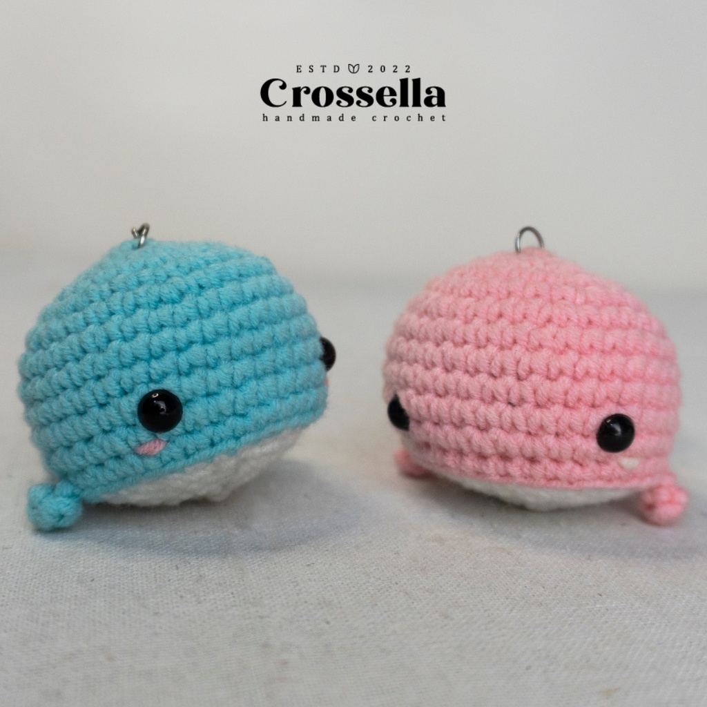 Kissing Whale Keychain Crochet Shopee Philippines