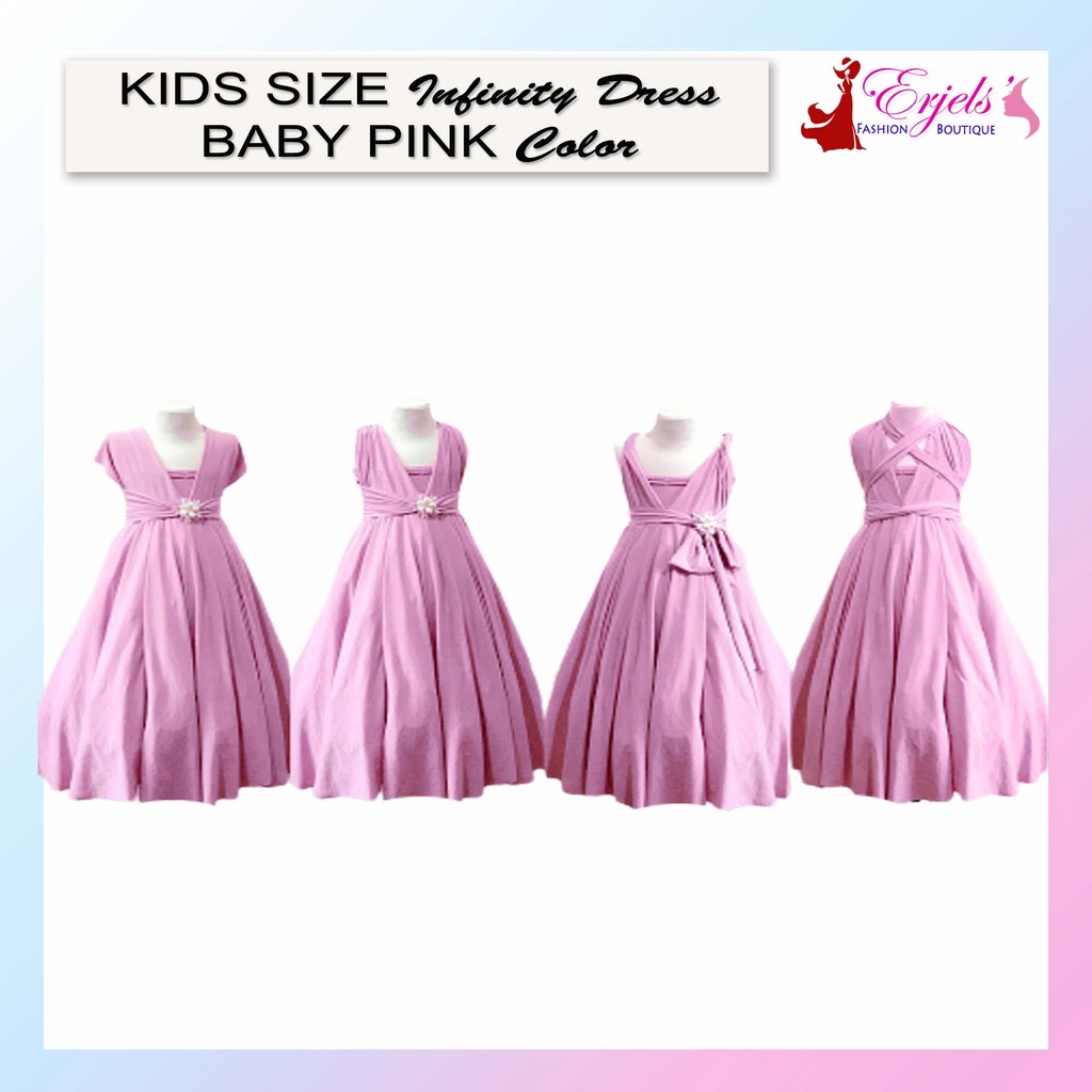 open lace back dress Sweet Pink Maxi Infinity Dress