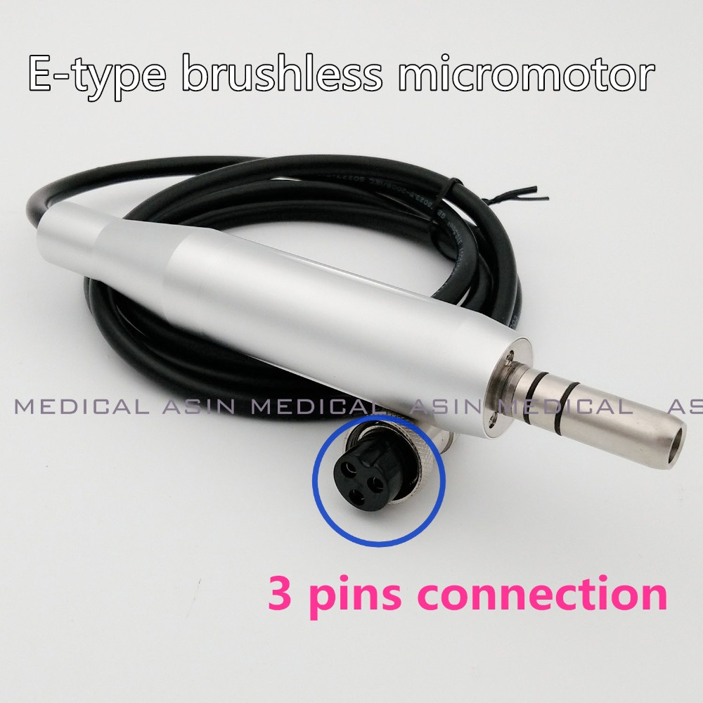 Etype 50,000 RPM NonCarbon Brushless Micromotor Polishing handpiece