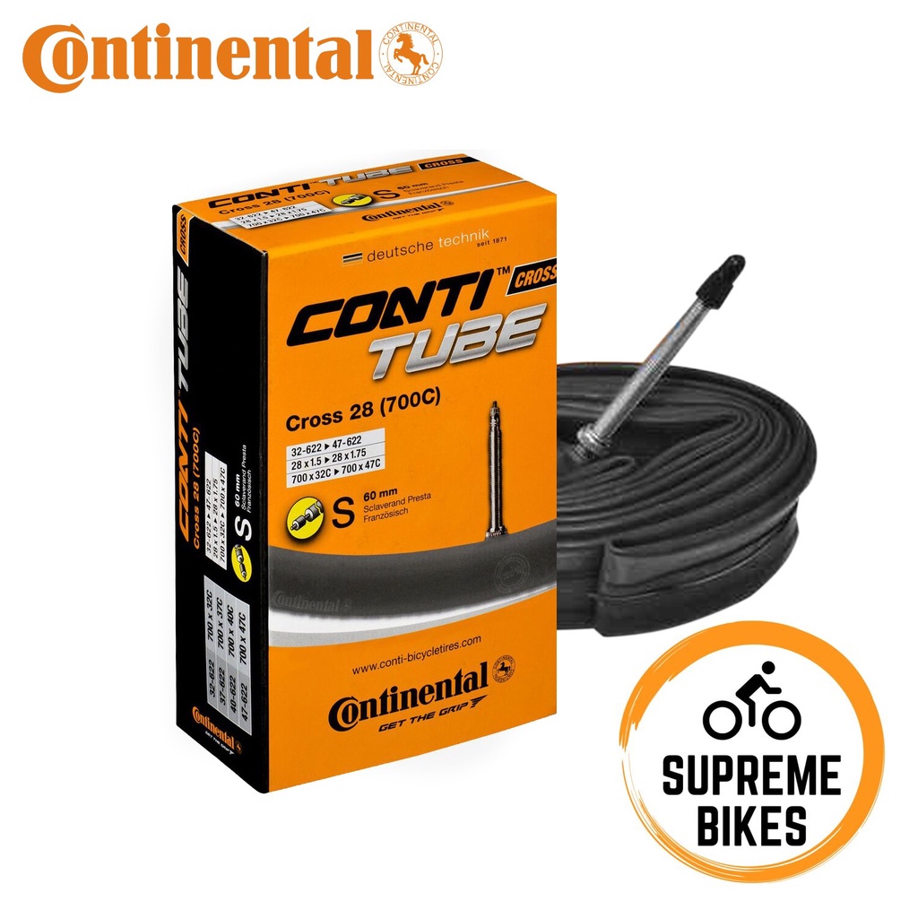 Continental ContiTube Cross 28 Inner Tube for Gravel Bike 700c (3247