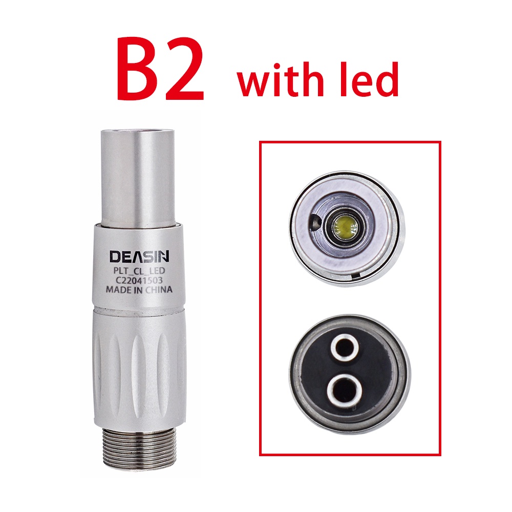 NSK Multiflex Fiber Optic Handpiece 460 LED Coupler 2/4/6 Holes Quick