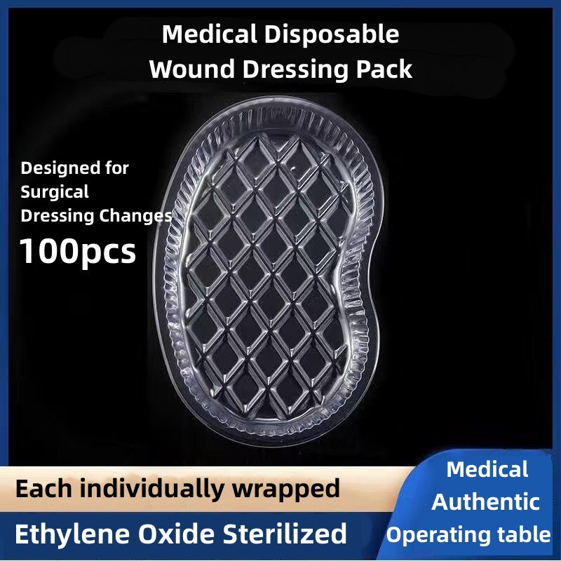 100pcs disposable medical tray plastic dressing tray disposable dental