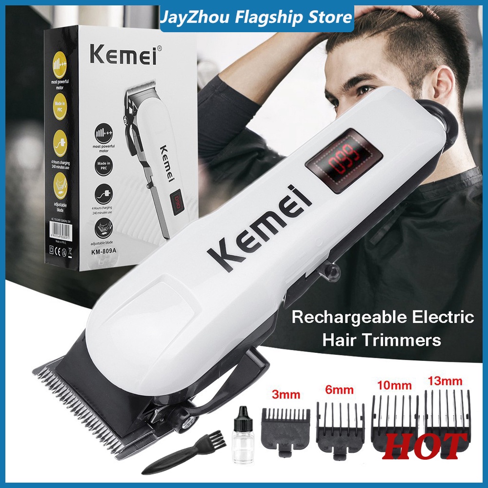 Kemei Clipper Hair Clipper Trimmer Razor mesin rambut Rechargeable