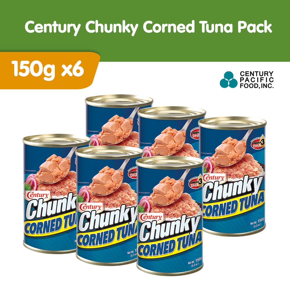Century Chunky Corned Tuna 150g x6