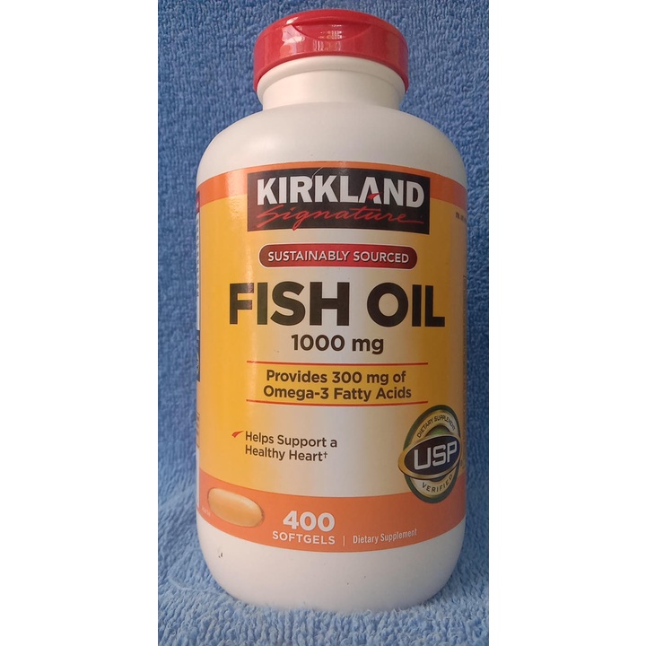 Kirkland Signature Natural Fish Oil Concentrate With Omega3 Fatty