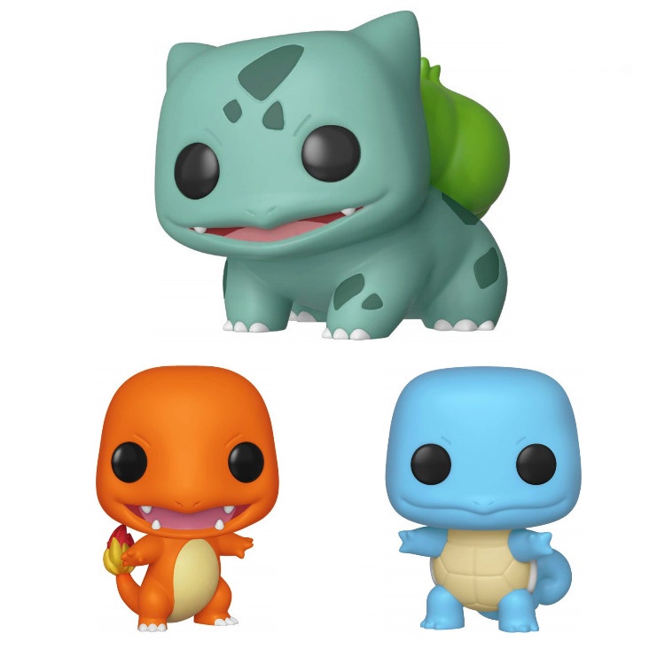 Funko Pop Pokemon Charmander Pikachu Bulbasaur Esquirtle Pocket Monstro 