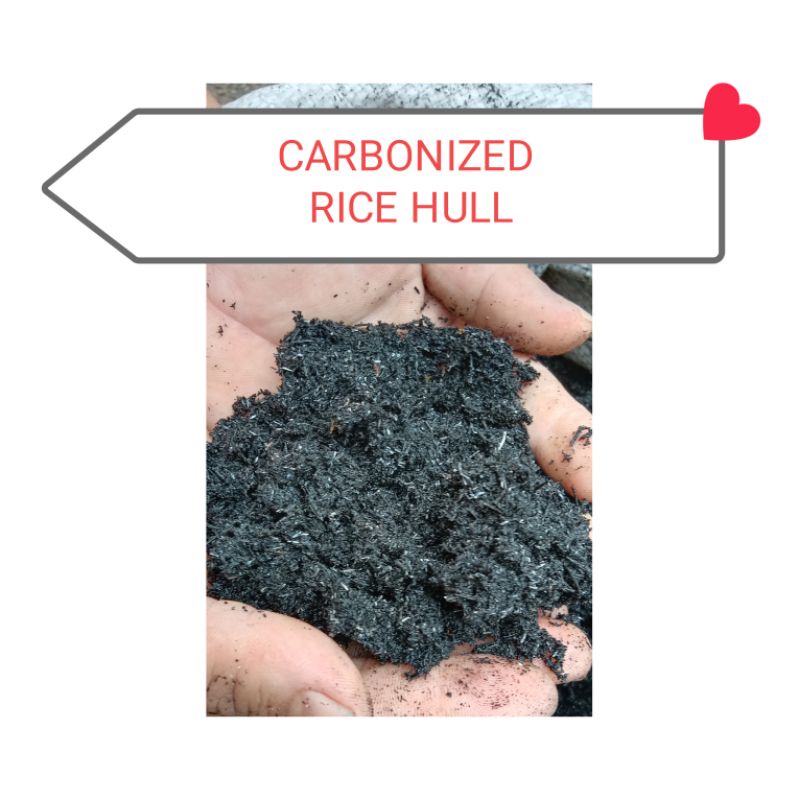 1 KILOGRAMS CARBONIZED RICE HULL FOR GARDENING | Shopee Philippines