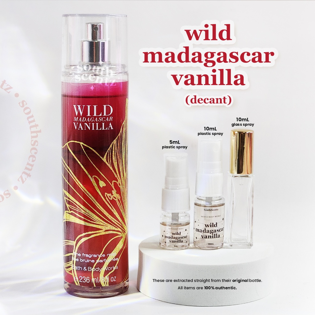 Wild Madagascar Vanilla Bath And Body Works Body Mist Bbw 5ml 10ml