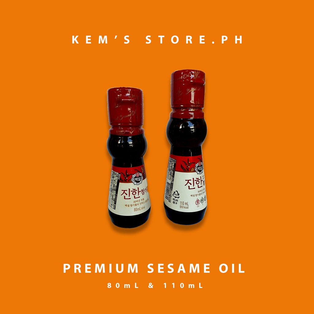 Premium Korean Sesame Oil 80 and 110 mL Shopee Philippines