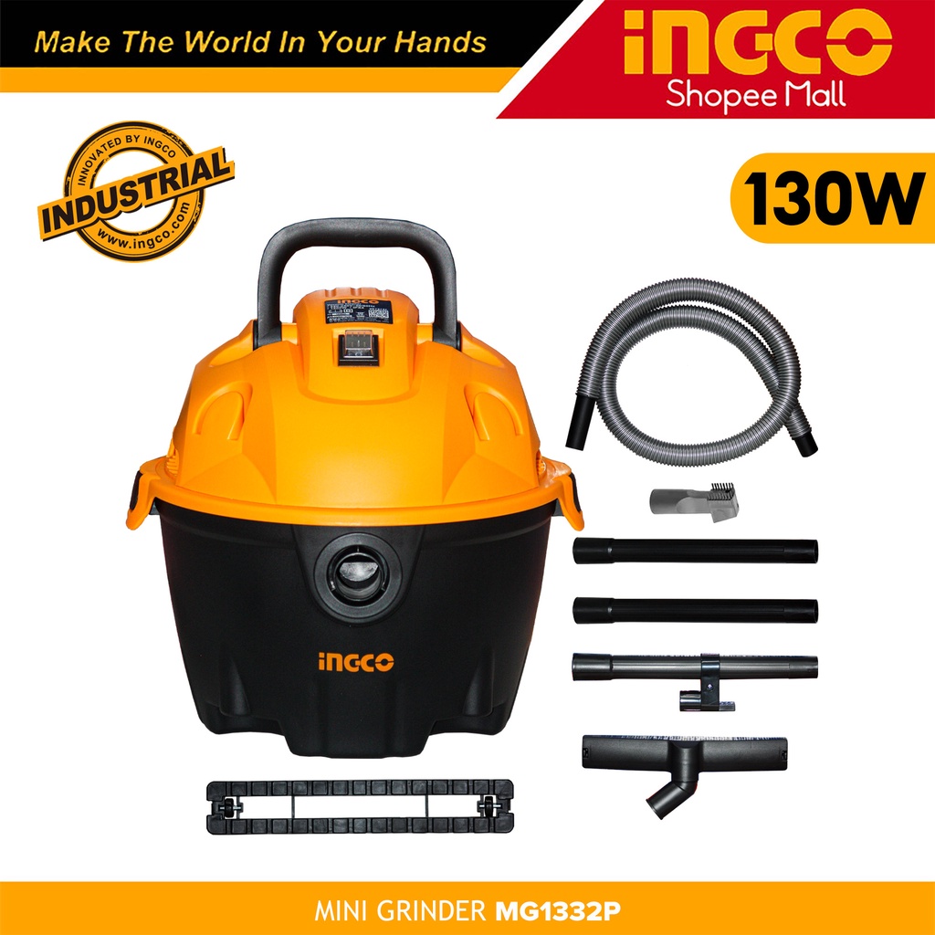 Ingco VC12121 1200W Wet & Dry Vacuum Cleaner 12L Capacity Household