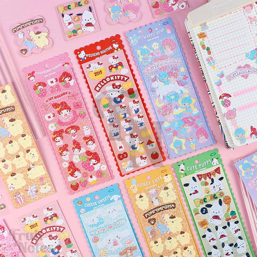 ST107 PVC Sanrio Theme Sticker Pad | Shopee Philippines