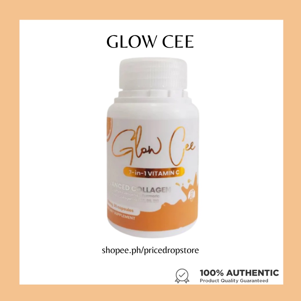 AUTHENTIC GLOW CEE 7in1 VITAMIN C ADVANCED COLLAGEN with Zinc 700mg