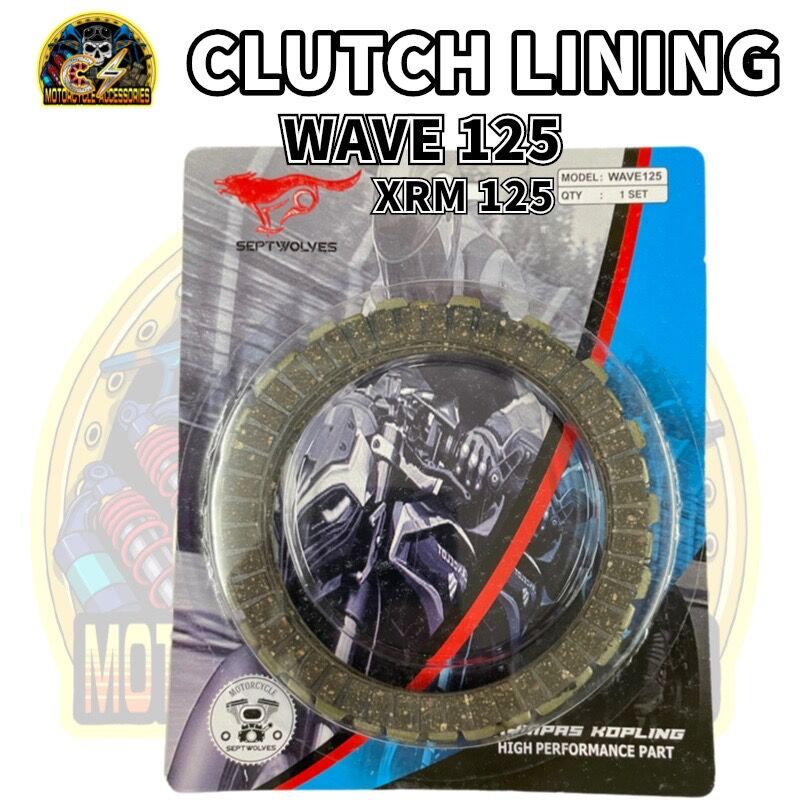 CS Motorcycle Clutch Lining Set Lifan110, Xrm110, Wave125, Ct100 ...