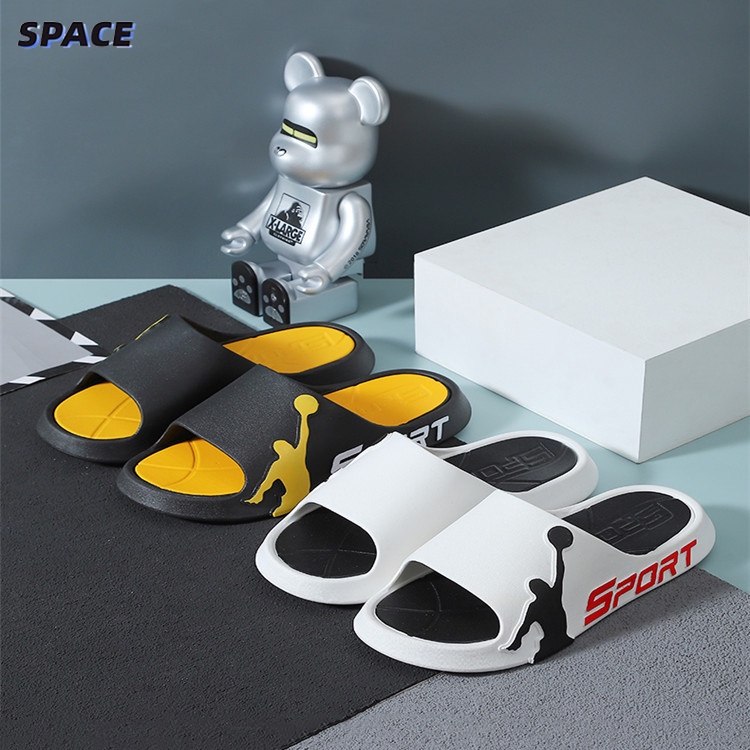 Space Men's Sports Air Dunk Sandals 4CM Thick Sole Slides ZZ123 ...