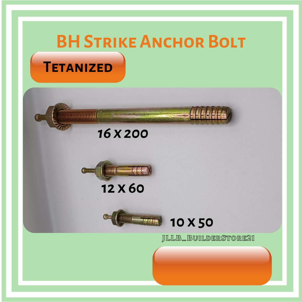 BH Strike Anchor Tetanized Hit Anchor for Concrete Anchor Bolt
