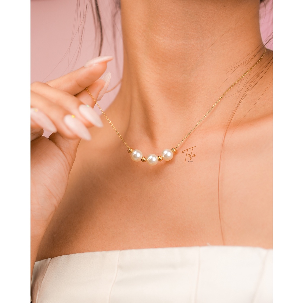 Shopee pearl outlet necklace