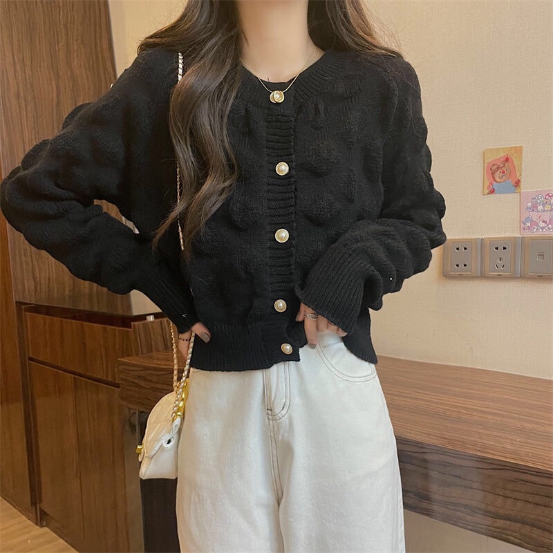 73219 Korean Fluffy Knitted Top w/Buttons | Shopee Philippines