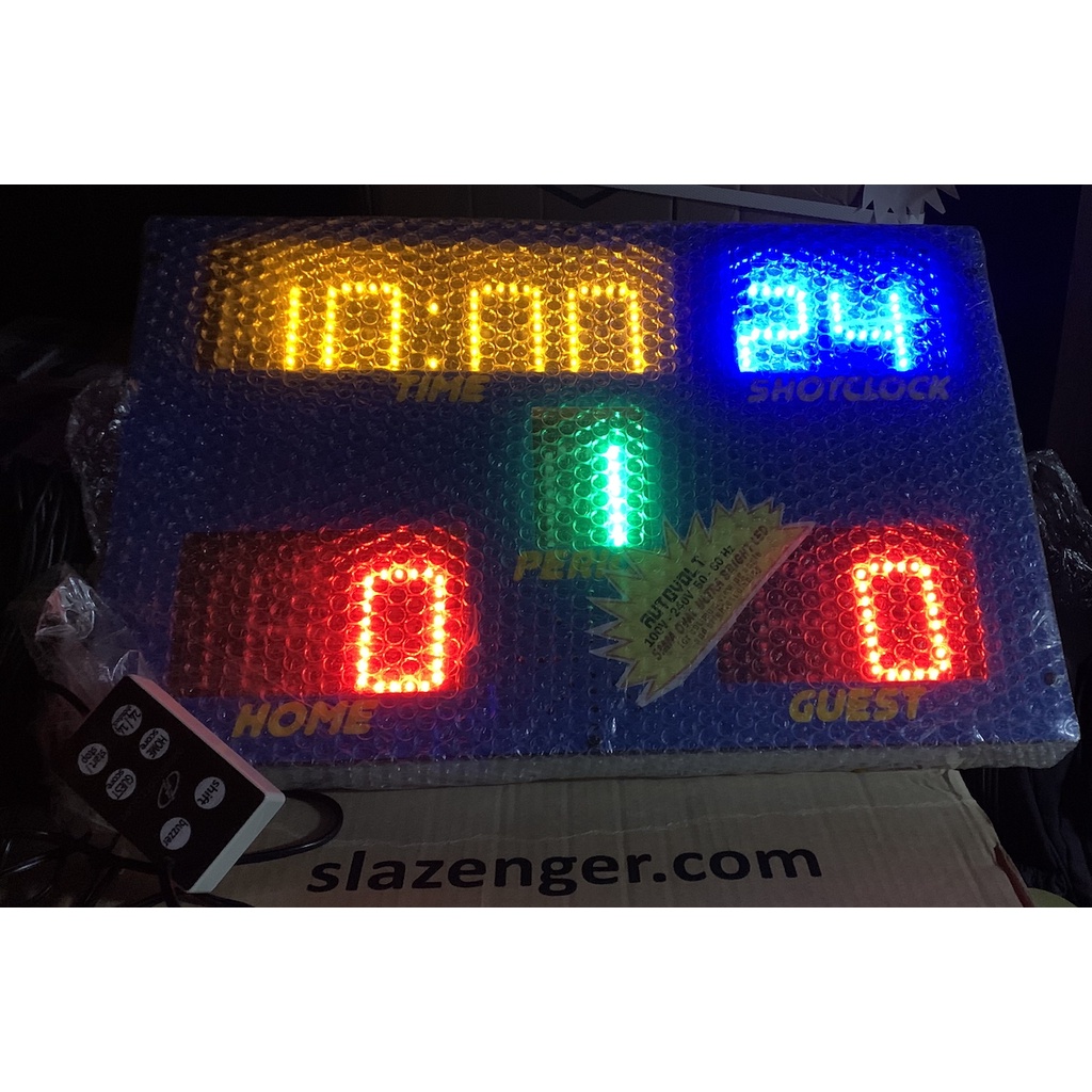 14" x 22" Electronic LED Basketball Scoreboard Score Board Timer Scorer