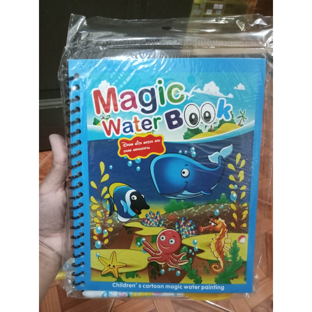 Magic Water Book Magic Coloring Book Reusable Kids Drawing Book Magic