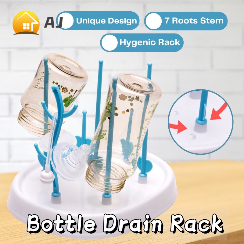 NEW Foldable Bottle Rack Feeding Bottle Rack Drying Rack Bottle Dryer ...