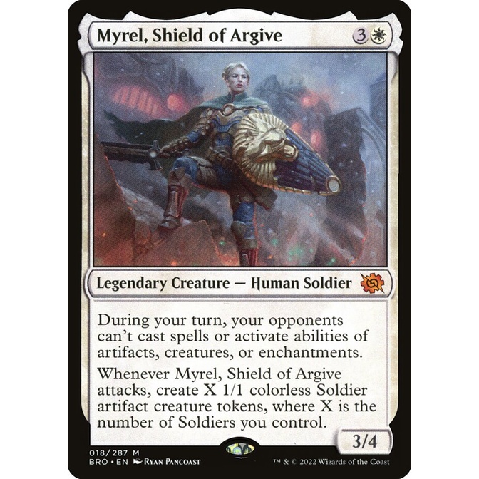 MTG Single BRO Myrel, Shield of Argive | Shopee Philippines