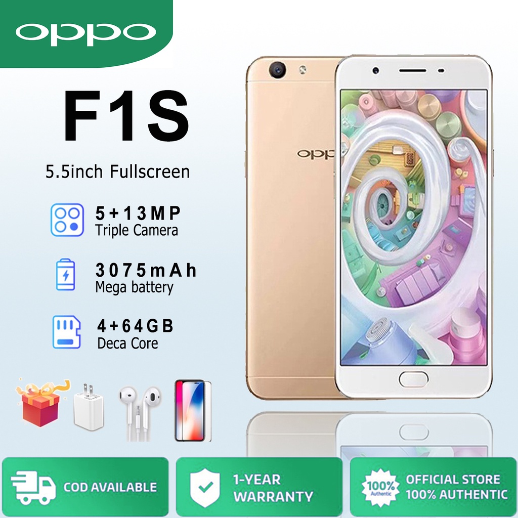 Cellphone OPPO F1S Original Brand NEW Official Smartphone 4+64GB