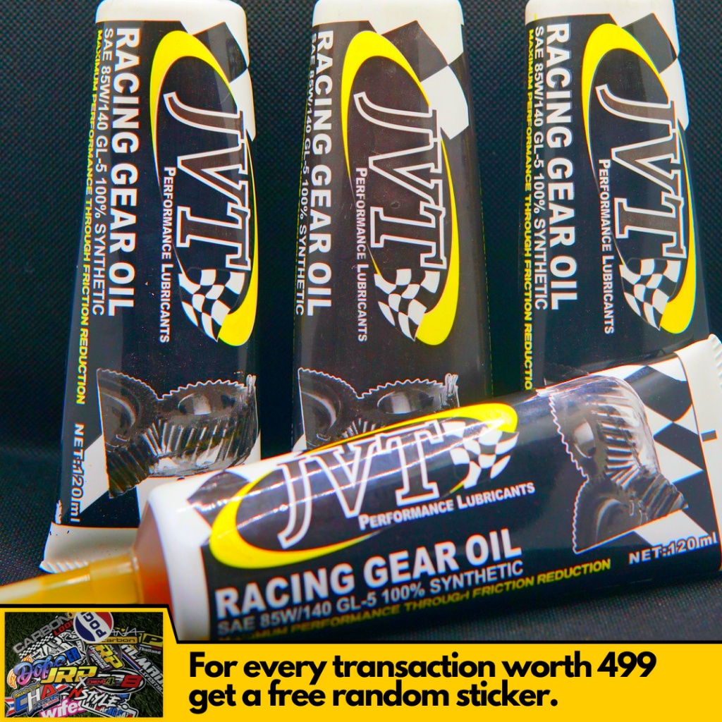 JVT Racing Gear Oil 120ml (SAE 85W/140 GL5 100 synthetic) Shopee