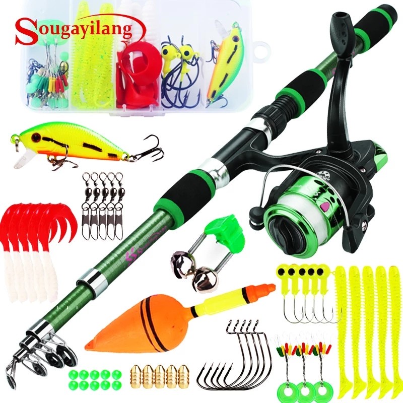 COD Fishing rod set original fishing rod and reel set fishing rods full