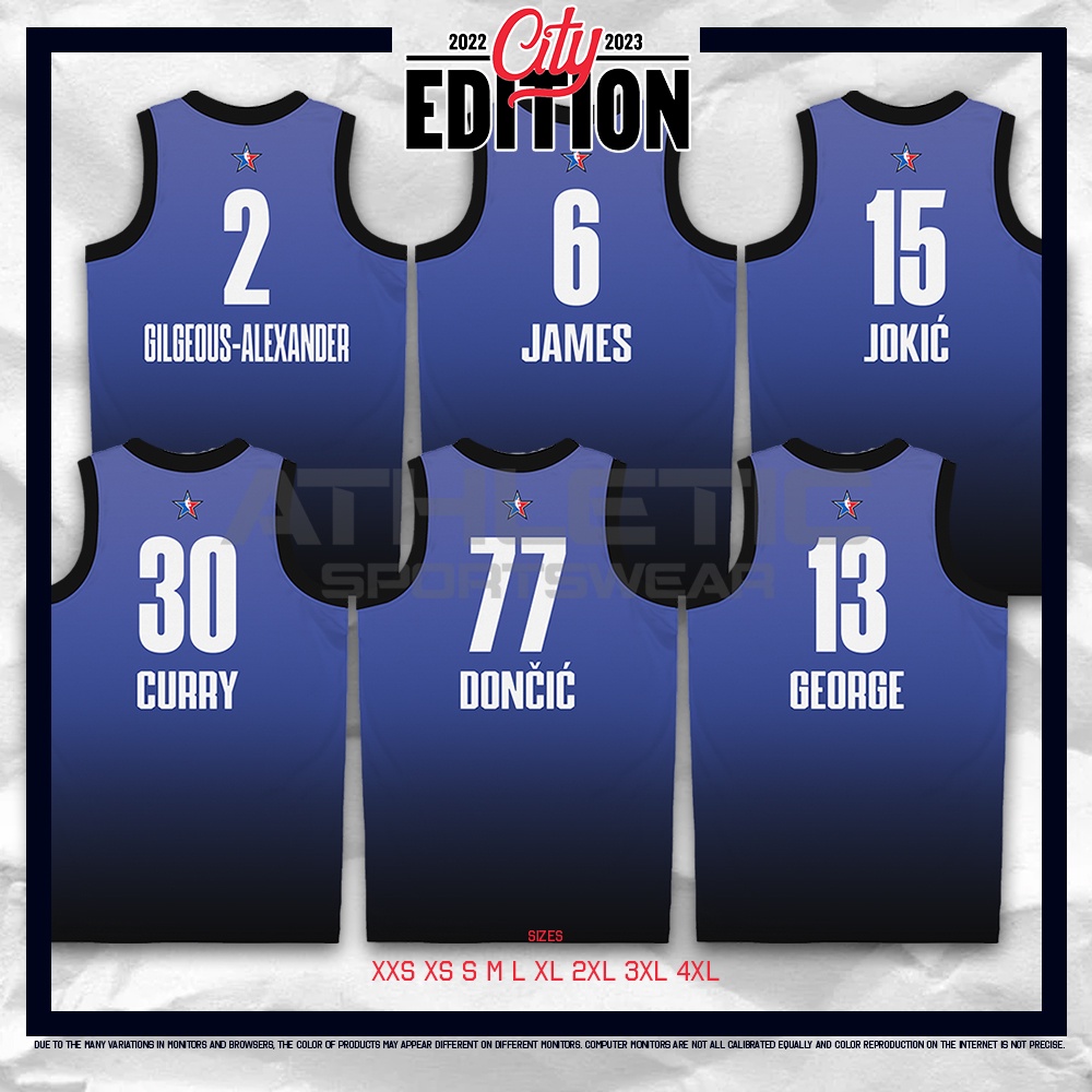 Black and blue nba 2024 jersey