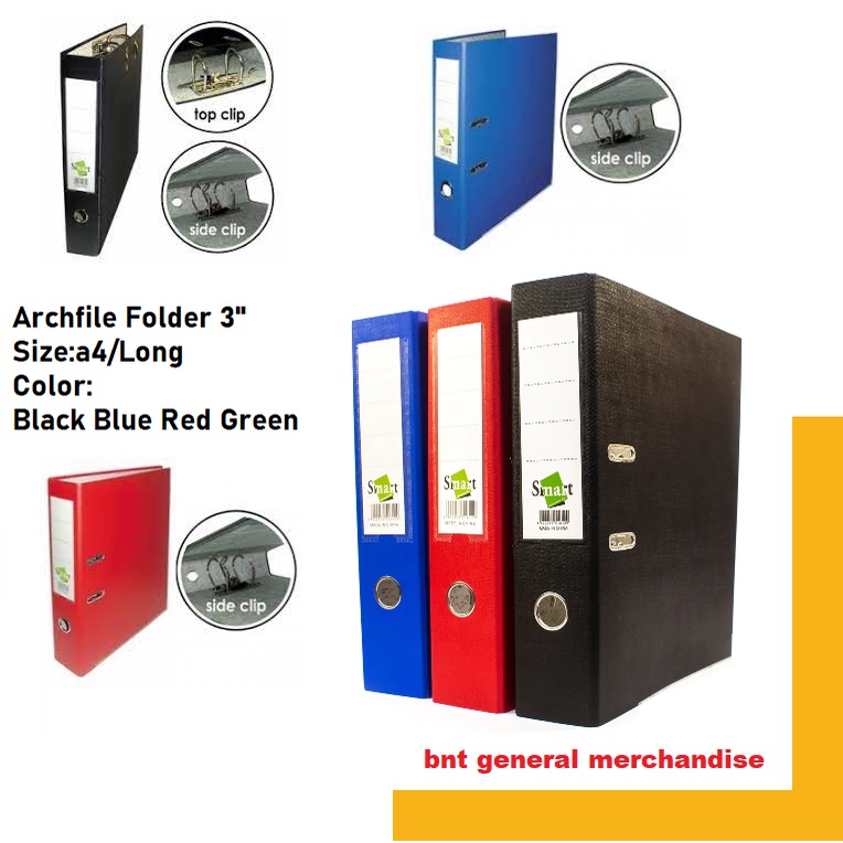 Arch File Folder 3" with Hard Cover Side Mechanism ArchFile 2 Ring