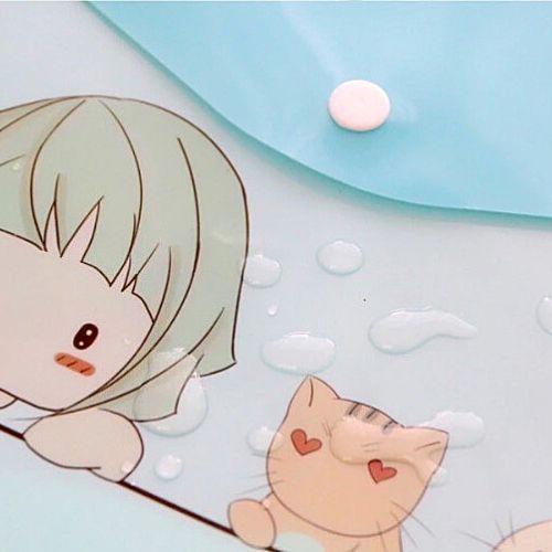 Ecoplanet A4 plastic envelope cute cartoon file bag student stationery ...