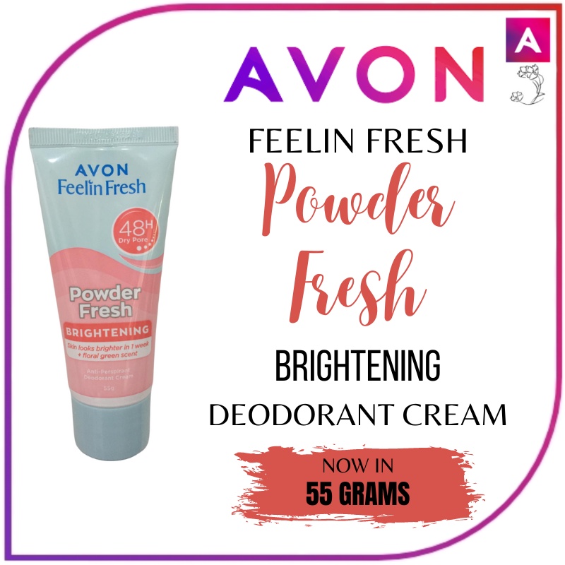 Avon Feelin Fresh Powder Fresh Anti Perspirant Deodorant Cream Quelch