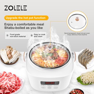 Zolele Low Sugar Rice Cooker Smart Sugar Reducing Rice Cooker 3L Free