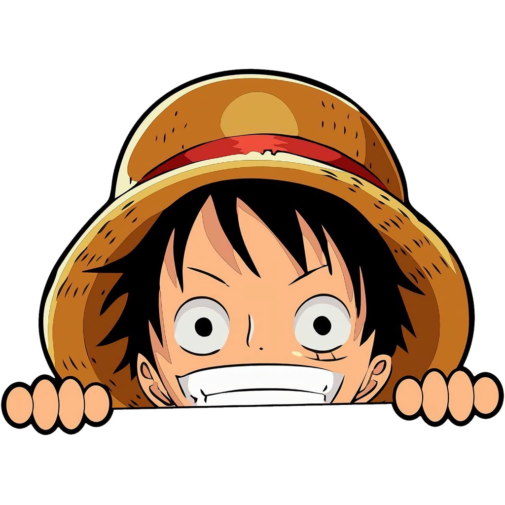 ONE PIECE MONKEY LUFFY VINYL STICKER WATERPROOF HIGH QUALITY MOTORCYCLE ...