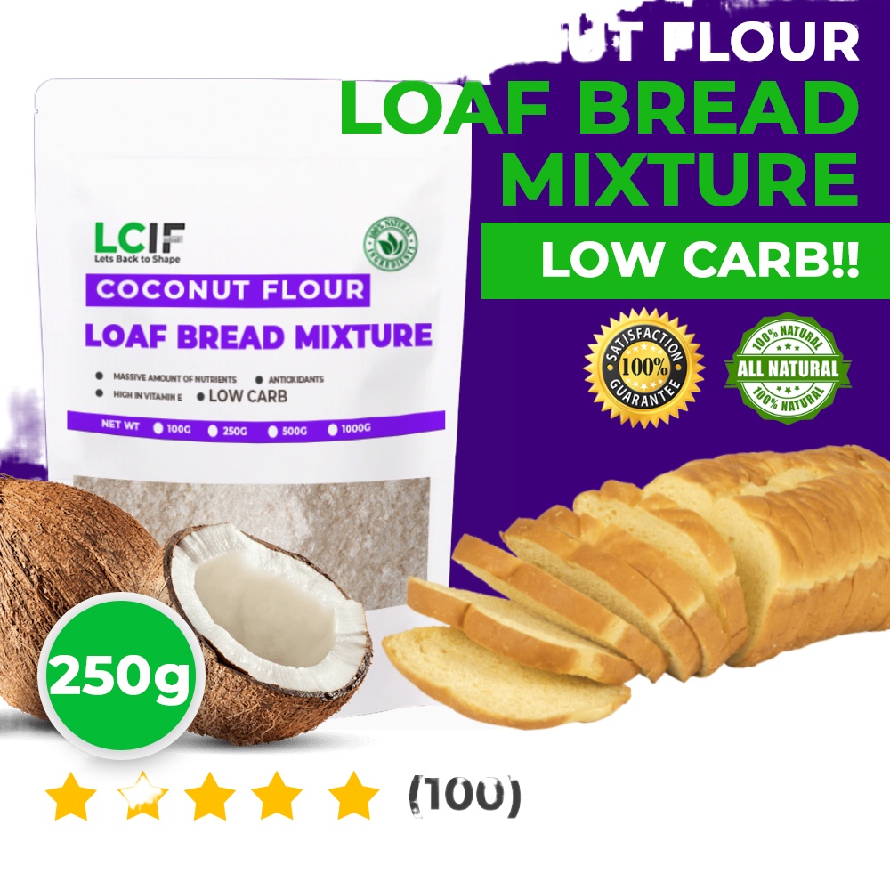 2023ln stock Low Carb Coconut Flour Bread Loaf Mixture 250G LCIF Low