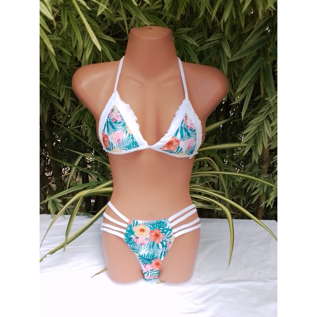 Two piece sale swimsuit shopee